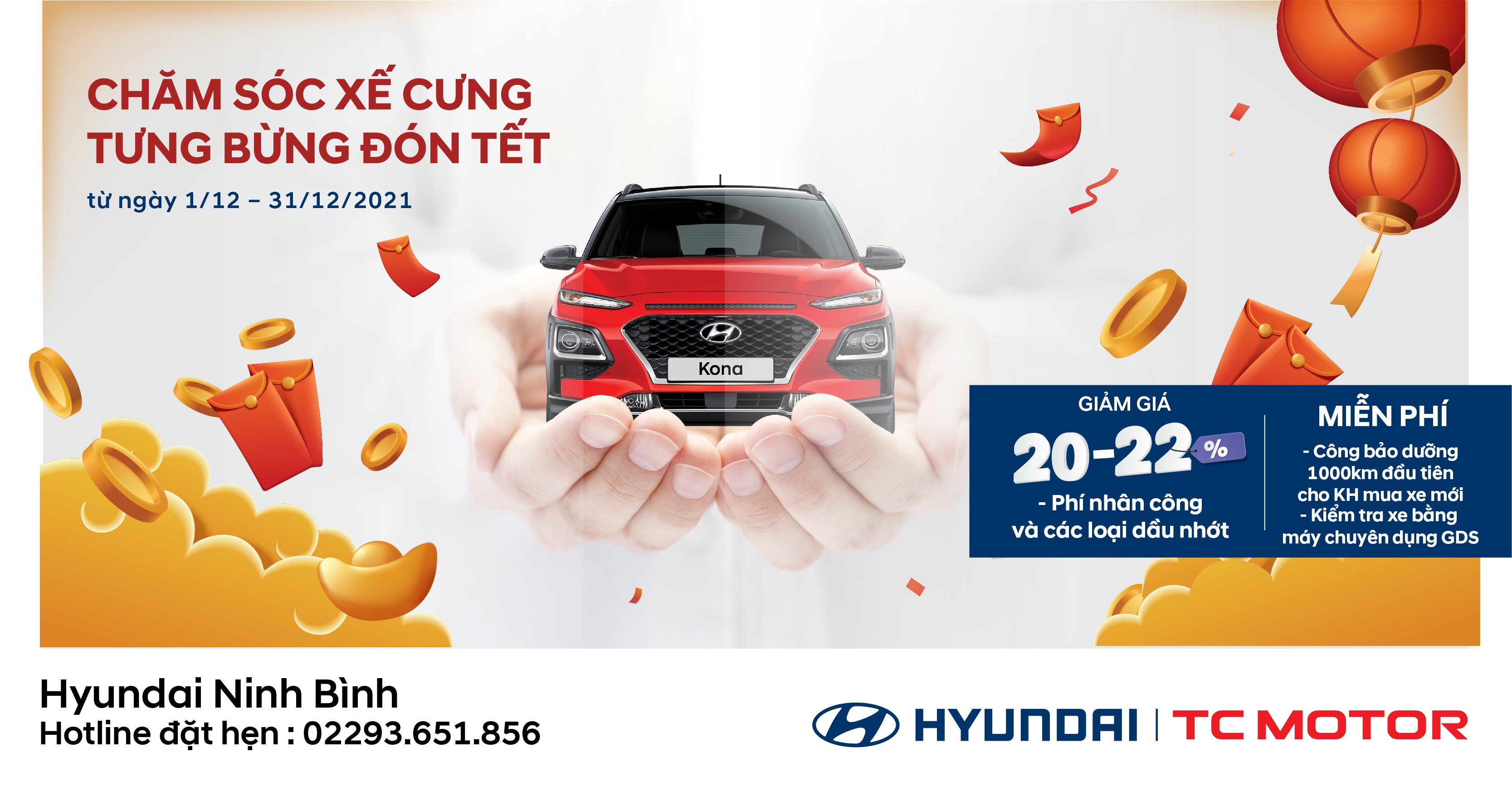 Chương trình khuyến mại "CHĂM SÓC XẾ CƯNG - TƯNG BỪNG ĐÓN TẾT"